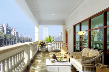 陽(yáng)臺(tái)花園實(shí)景圖1